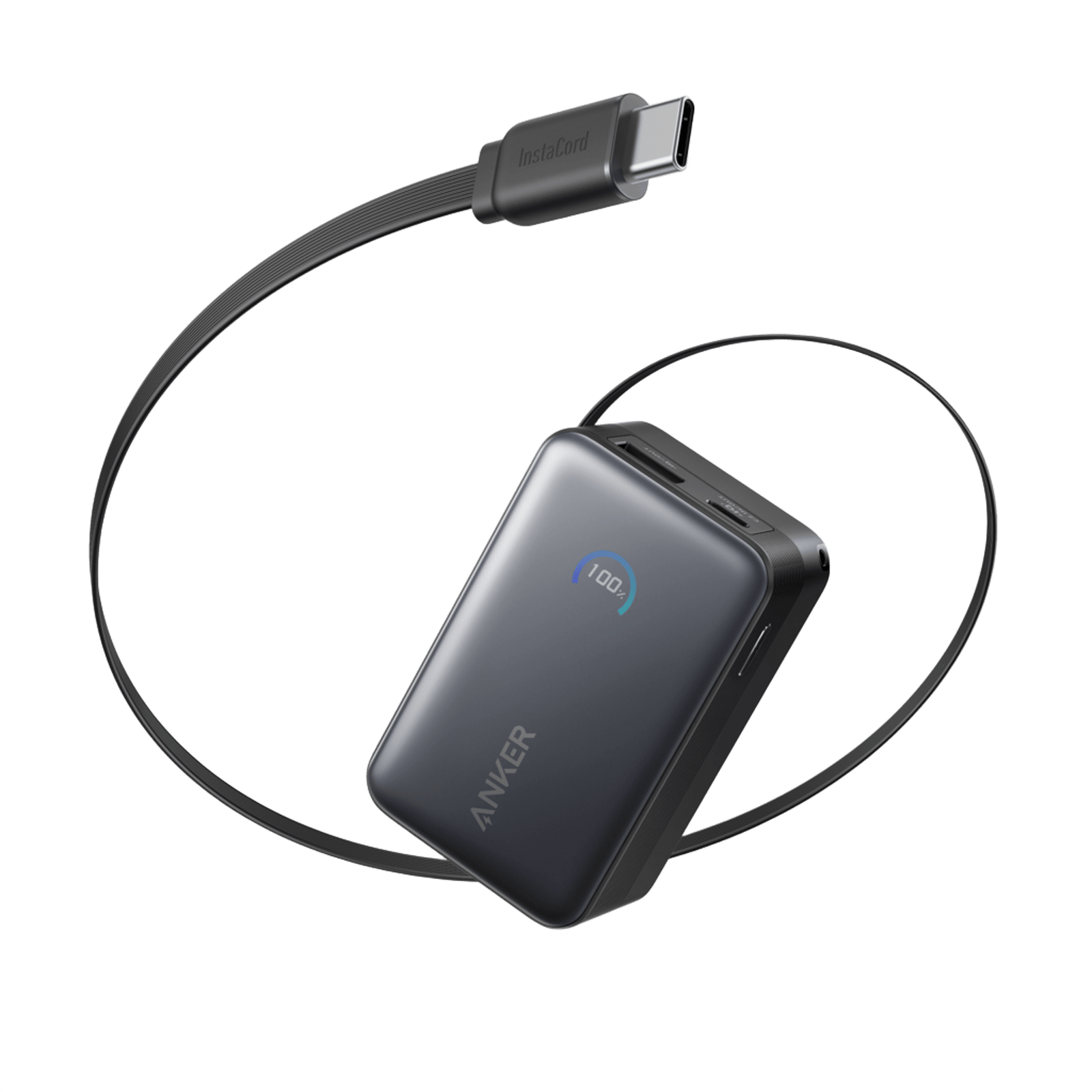 Anker Nano 10K power bank with retractable cable