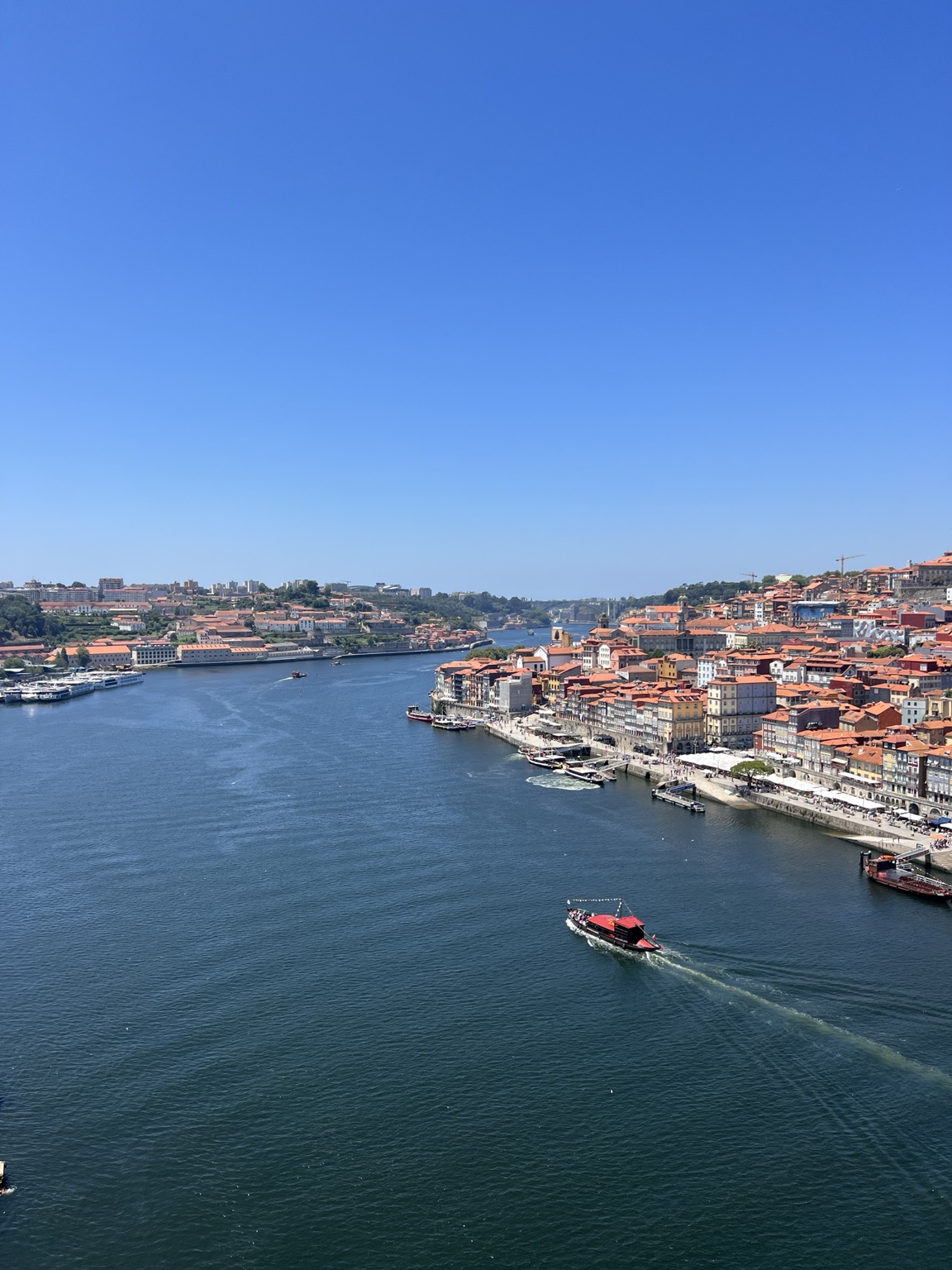 The Tagus River and Lisbon rooftops