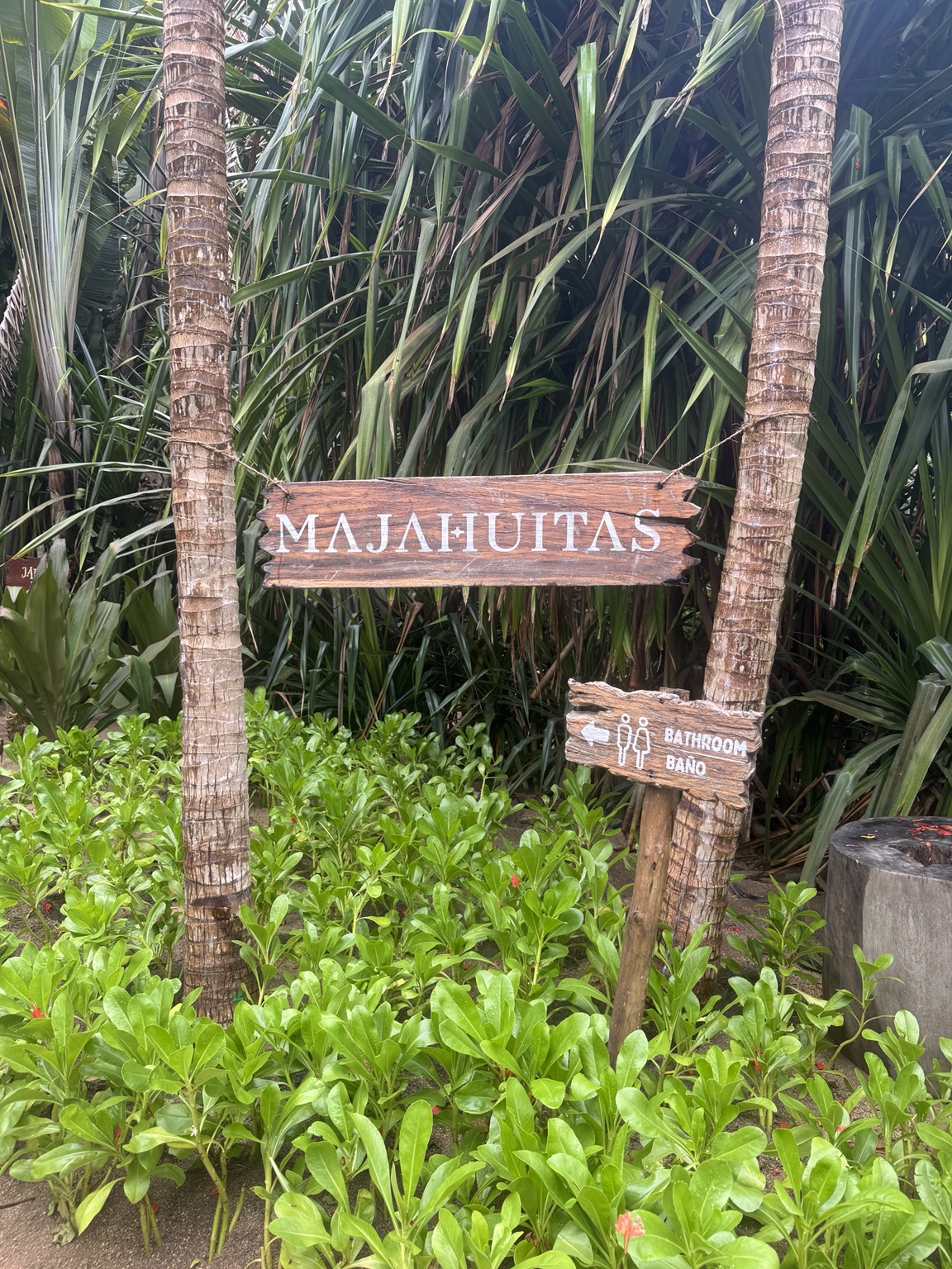 Majahuitas beach reached by boat