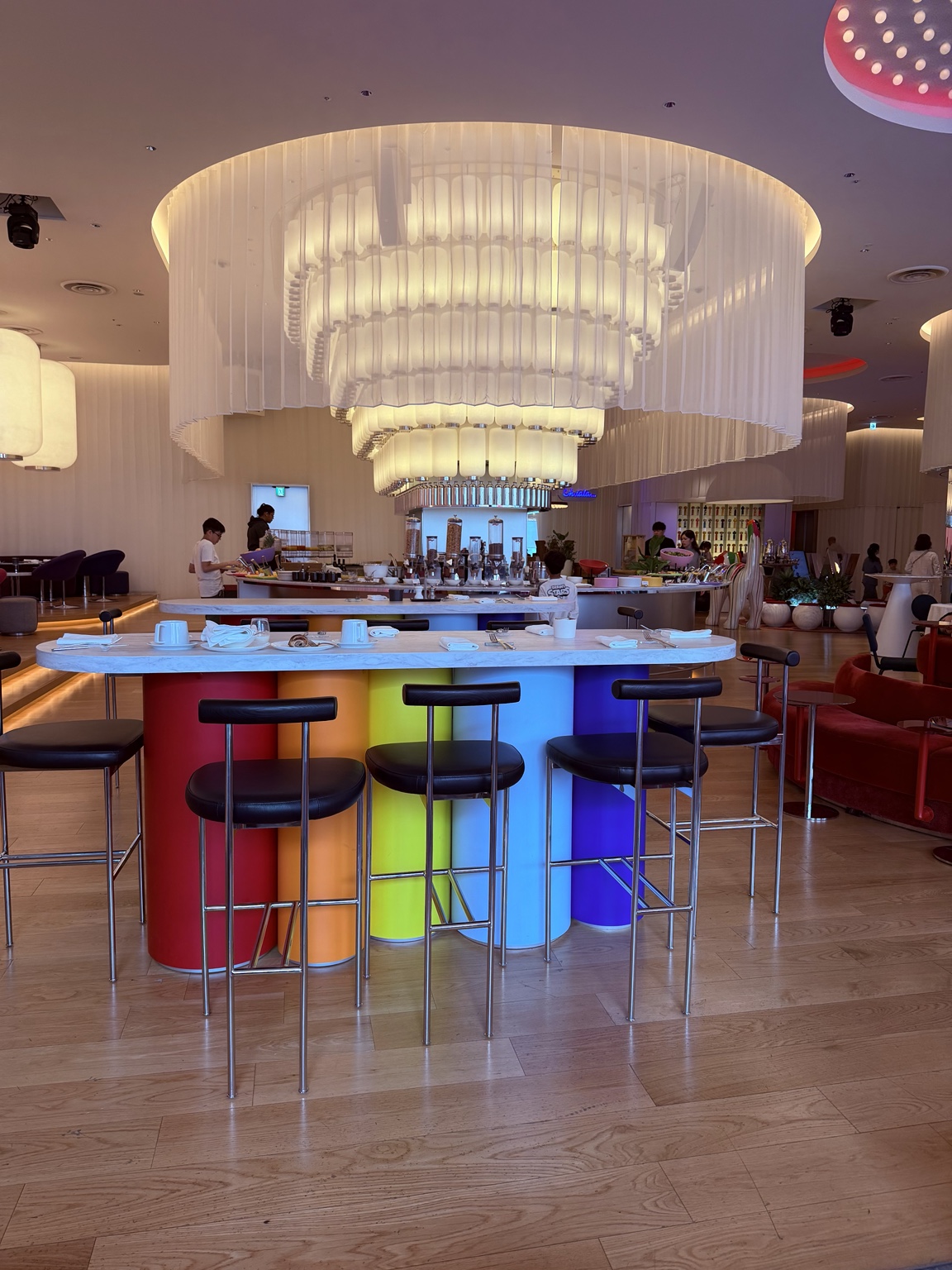 Colorful contemporary design inside W Osaka