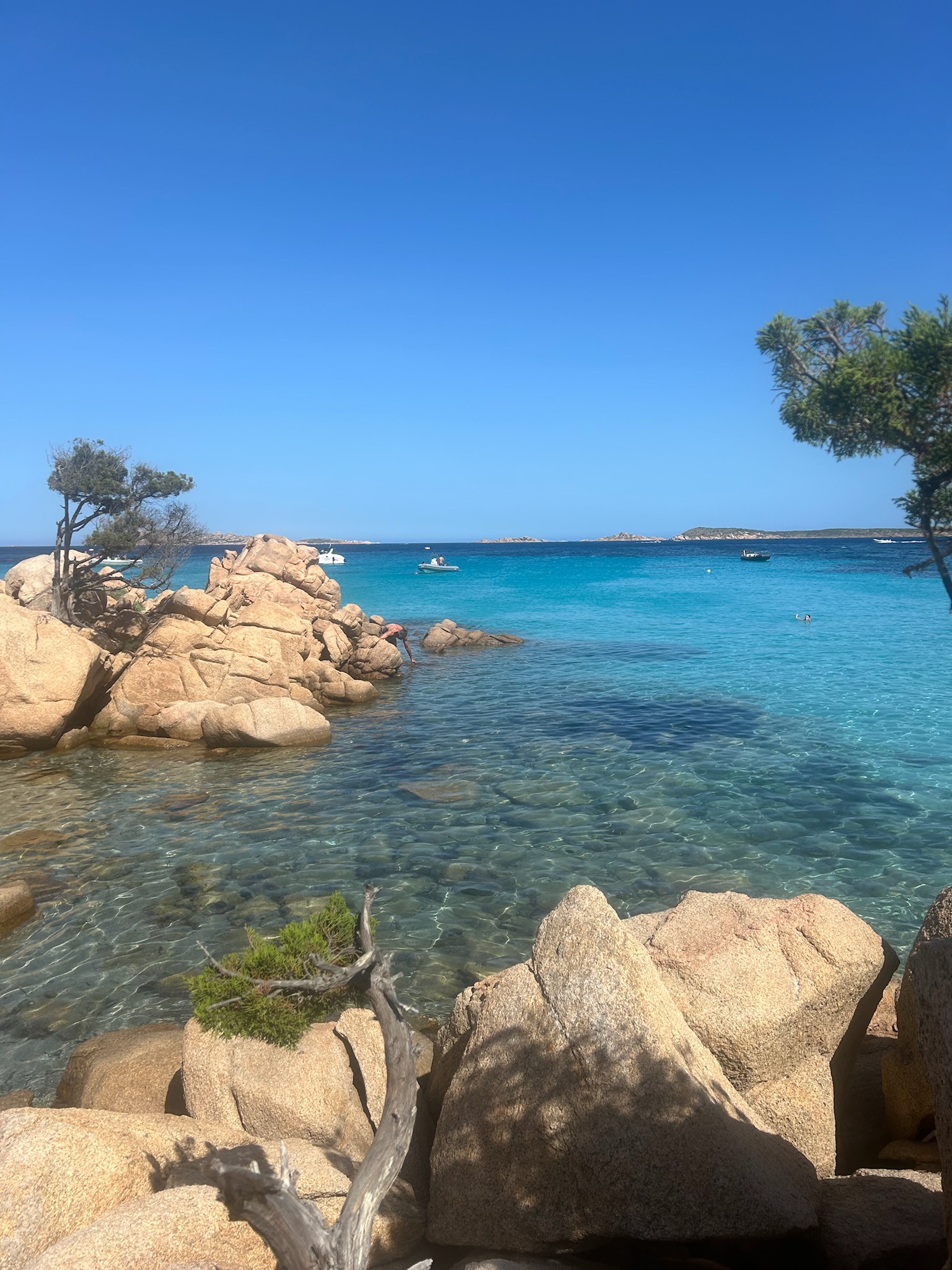A rocky turquoise cove in Puglia