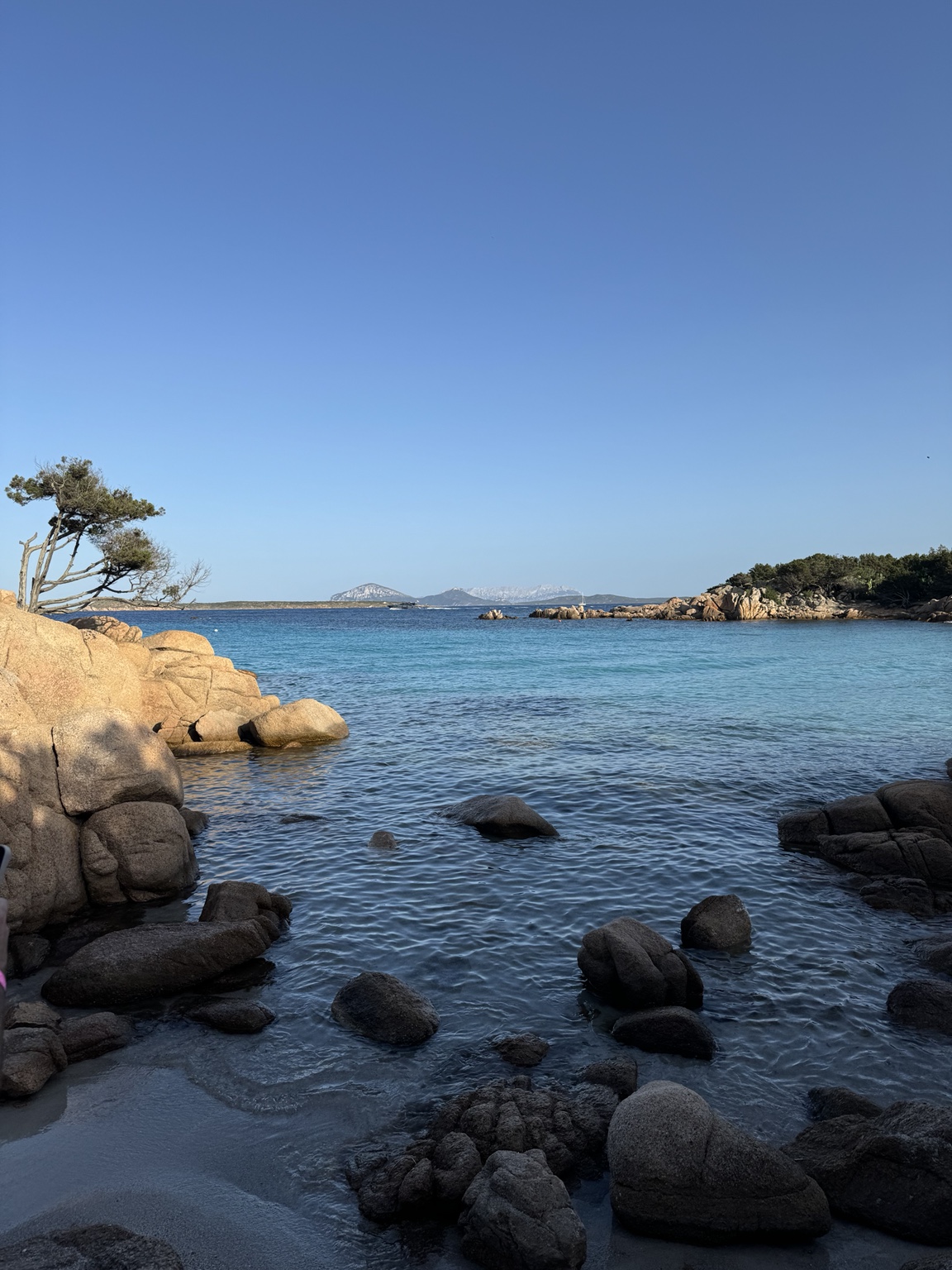 A clear-water cove in Sardinia