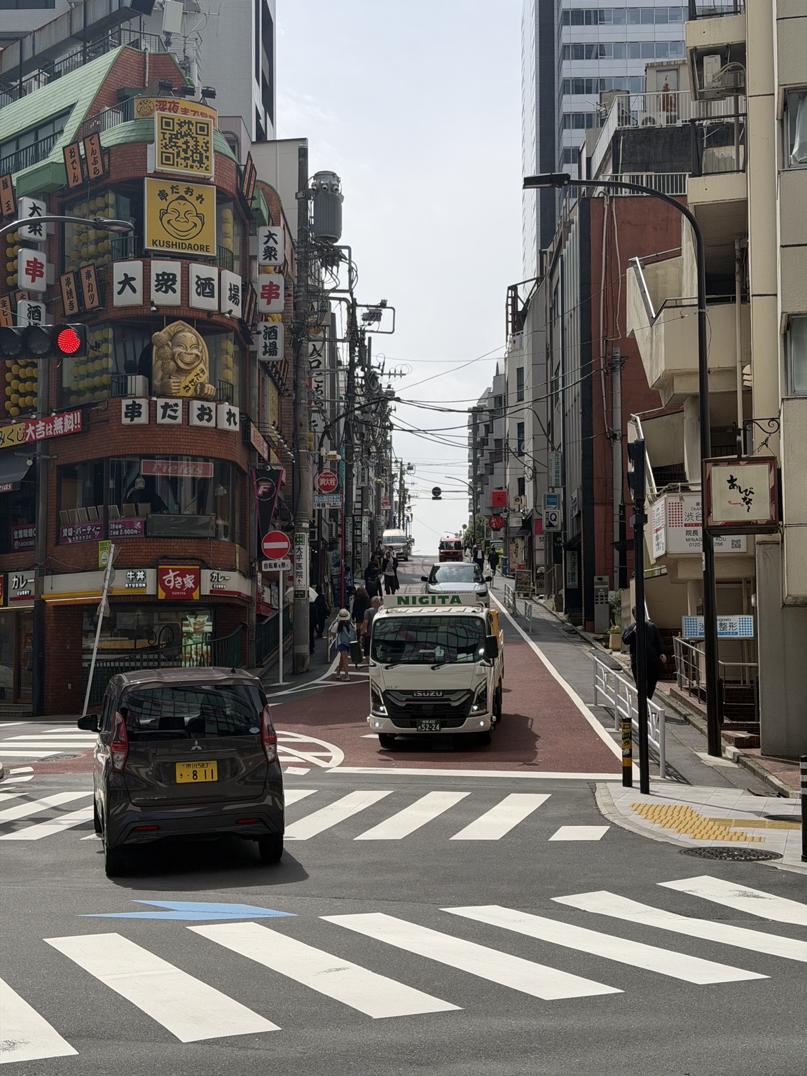 A lively Tokyo street scene