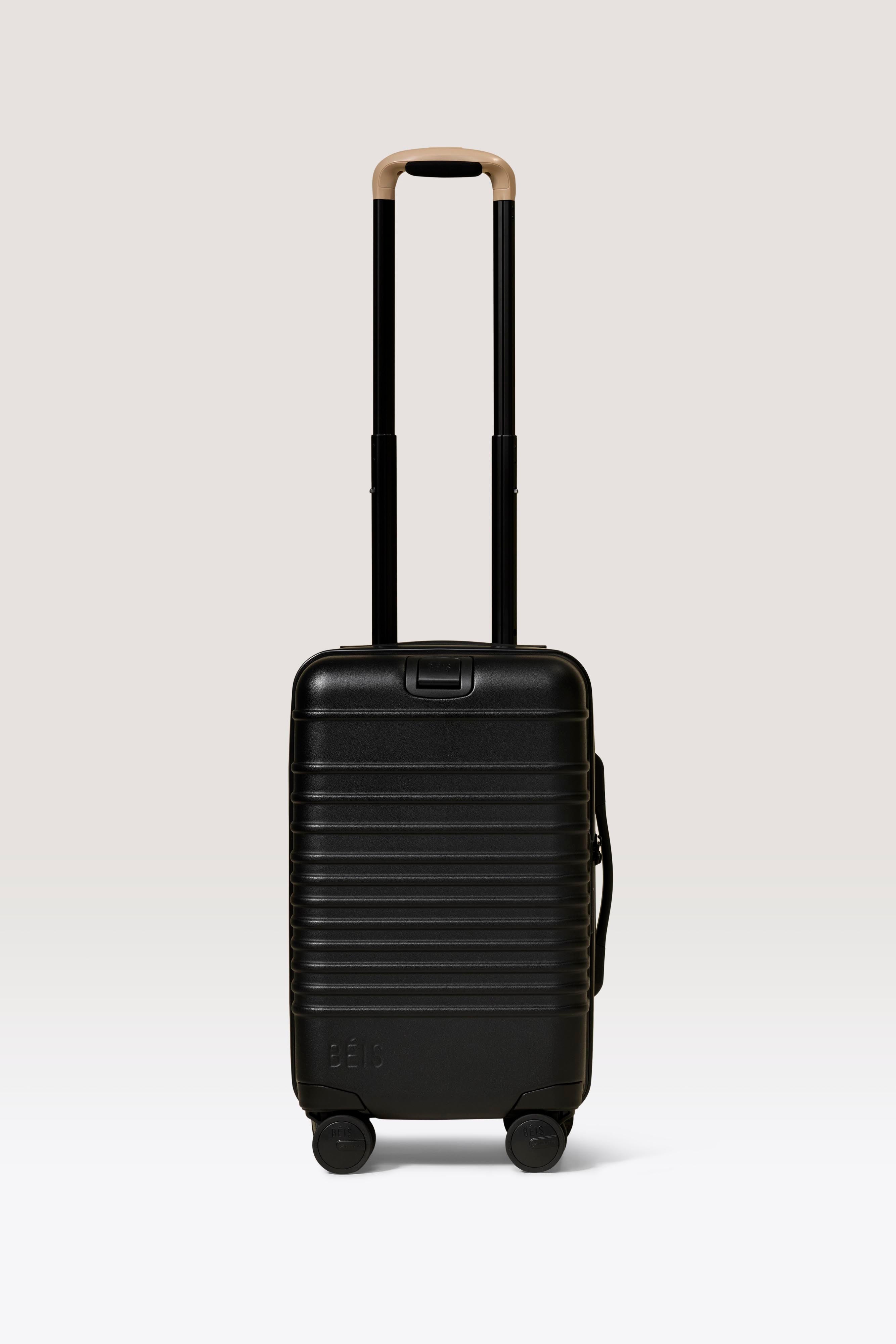 Black BÉIS Small Carry-On Roller shown in full